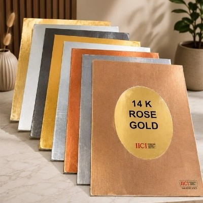 A Curated Set of 8 Professional Metallic Boards for Jewellery & Metal Harmony Analysis