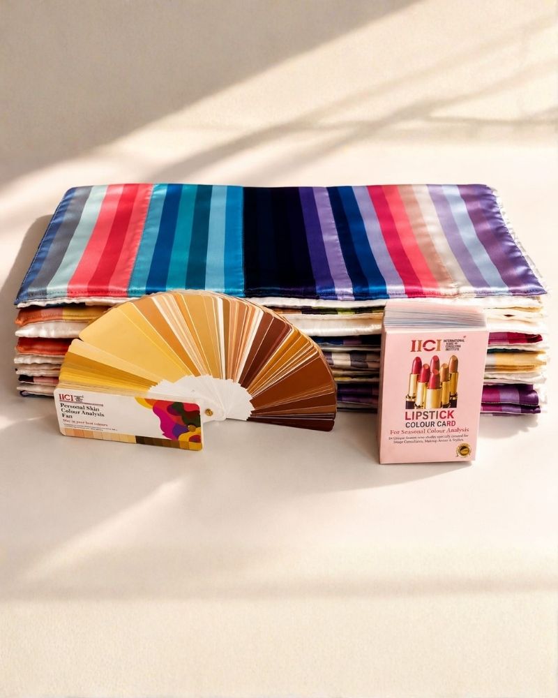 12 Season Colour Flags + Skin Colour Fan+ Lipstick Colour Card